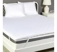 (TG. 160W x 200L x 6H cm) Amazon Basics Coprimaterasso in schiuma confortevole,