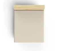 (TG. 160x200) Lenzuolo con angoli 160 x 200 crema - NUOVO
