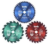(TG. 165 x 20/16 mm) set di lame per seghe circolari kwb 165 x 20/16 per seghe c