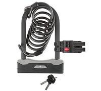 (TG. 165 x 247 mm) M-Wave B e S, Lucchetto con Cavo a Spirale Unisex Adulto, Ner