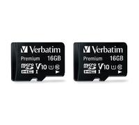 (TG. 16GB (Confezione da 2)) Verbatim 941993 Scheda di Memoria MicroSDHC, 16 GB
