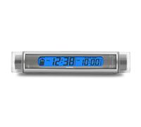 (TG. 17.3x3.2x3.2 cm) Technoline WQ 120 Sveglia al Quarzo, Argento, 17.3x3.2x3.2