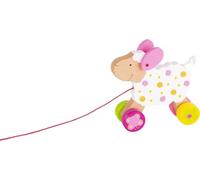 (TG. 17,5 x 5,5 x 14,5 cm) GOKI 54932 "Sheep Suse Giocattolo da Tirare - NUOVO