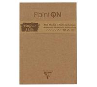 (TG. 17.6x25.5) CLAIREFONTAINE 975173C Bl. col. PAINT ON 17.6x25 50F ass.. 250g