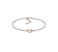 (TG. 170) Elli Bracciale da donna a forma di cuore, simbolo dell'amore, filigran