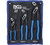 (TG. 175-240-300 mm) Bgs-Technic - Set 3 Pinze Per Pompa Acqua - NUOVO