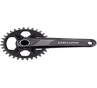 (TG. 175mm) SHIMANO 4550170617493, SL-M6100 DEORE 1x12S Crankset 32 Teeth x 175m