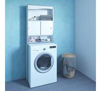 (TG. 177 x 64.3 x 19.2 cm) Symbiosis Click, Mobile per Lavatrice, Bianco (Bianco