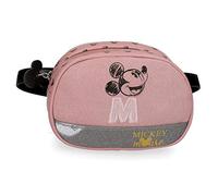 (TG. 17x12x6 cms) Disney Mickey The Blogger Zaino portaon carrello Rosa 17x12x6