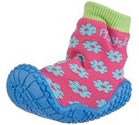 (TG. 18/19 EU) Playshoes Calzini da Mare con Protezione UV-Fiorellini, Scarpe da