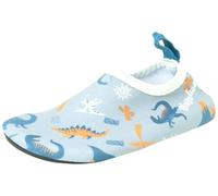 (TG. 18/19 EU) Playshoes Scarpe a Piedi Nudi, Dino Allover, 18/19 EU - NUOVO