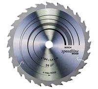 (TG. 18,4 cm) BOSCH 2608640795 - Disco de sierra circular Speedline Wood 184x2.4
