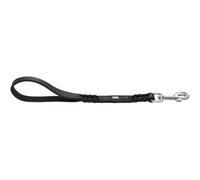 (TG. 18/40) HUNTER Guida corta SOLID Education, colore nero, intrecciato a mano
