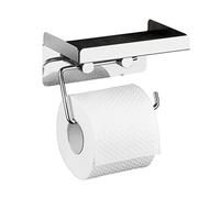 (TG. 18.5x11.5x22.0 cm) WENKO Portarotolo 2in1 acciaio Lucido - NUOVO