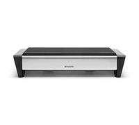 (TG. 18.8 X 35.7 cm) Brabantia 477102 Scaldavivande con Due Candele, Acciaio ino