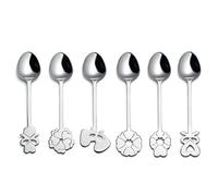 (TG. 18) Guzzini Love Set di 6 Cucchiaini, Stainless Steel 18/10, Argento, 18 -