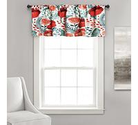 (TG. 18 in L Valance) Lush Decor Valance, 45,7 x 132,1 cm, multi papavero tende