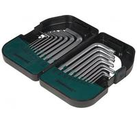 (TG. 18 pz) Silverline 341662 - Set chiavi Torx/brugole, 18 pezzi - NUOVO