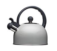 (TG. 18 x 21.5 x 21 cm) Kitchen Craft Living Nostalgia Bollitore, Metallo, Grigi