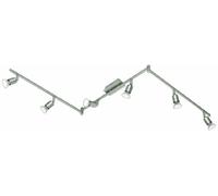 (TG. 180 cm) Reality Leuchten Reality R82946107 Nimes Faretto, 6xGU10, 3 W LED,