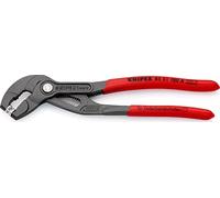 (TG. 180 mm) Knipex Pinza per Fascette Elastiche Bonderizzata Grigia, Rivestiti