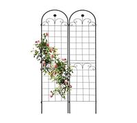 (TG. 180 x 50 cm) Relaxdays Grigliati per Rampicanti, Set da 2, HxL 180 x 50 cm,