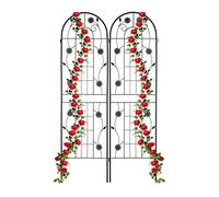 (TG. 180 x 50 cm) Relaxdays Grigliati per Rampicanti, Set da 2, HxL 180 x 50 cm,