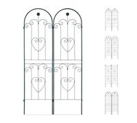 (TG. 180 x 50 cm) Relaxdays Set 2 Grigliati per Rampicanti, in Metallo 180x50cm