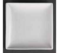 (TG. 180mm/ 7") Olympia U154 Whiteware piatto quadrato, colore: bianco (Confezio