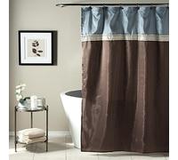 (TG. 182.9L x 182.9A cm (1 Pannelli)) Lush Decor Terra Shower Curtain, Poliester