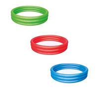 (TG. 183 x 33 cm) Bestway 51027 - Piscina Tinta Unita a 3 Anelli, 183 x 33 cm, M