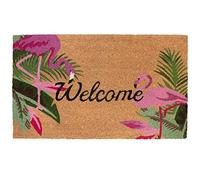 (TG. 18x28) Storm Stopper, zerbino, motivo Flamingo, resistente tutte le stagion
