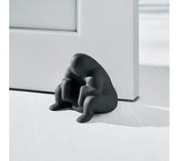 (TG. 19.5 x 21 x 21) Alessi PS18 B Fermaporta, Resina termoplastica Nero, 19.5 x