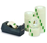 Dispenser C38 per nastri fino a 33 mt - 14 rotoli Scotch Magic 900 inclusi - nero - Scotch