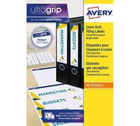 (TG. 192 x 61) Avery Italia L4761-25 Etichette per Raccoglitori, 4 Etichette per