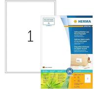 (TG. 199,6 x 289,1 mm) HERMA 10736 Etichette riciclate DIN A4 Large (199,6 x 289