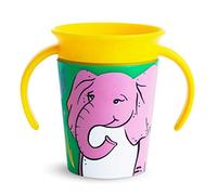 (TG. 1er-Pack) Munchkin Miracle Wildlove 360 - Tazza con manico a forma di elefa
