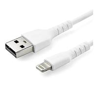 (TG. (1M) US) Cavo da USB-A a Lightning da 1 m bianco- Robusto e resistente cavo