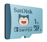 (TG. 1TB) SanDisk 1 TB Pokémon Snorlax scheda microSD per Nintendo Switch, velo