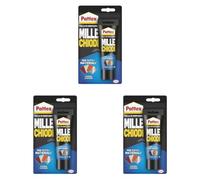 (TG. 1x100g blister (Confezione da 3)) Pattex Millechiodi Esterni & Interni, ade