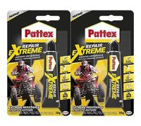 (TG. 1x20g (Confezione da 2)) Pattex Repair Extreme Colla Universale Trasparente