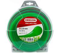 (TG. 2.0mm x 127m - GREEN) Oregon 69-350-Y - Filo rotondo per decespugliatori e