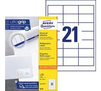 (TG. 2,100 Etiketten, 64 x 36 mm) AVERY Zweckform Universal-Etiketten, 64 x 36 m