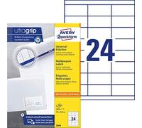 (TG. 2,400 Etiketten, 70 x 33,8 mm) Avery A4 (210 x 297 mm), 2400 etichette (100