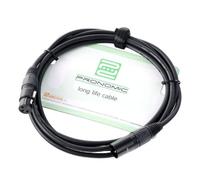 (TG. 2,5 m) Pronomic Stage XFXM-2,5 Cavo Microfono XLR, 2,5 m, Nero - NUOVO