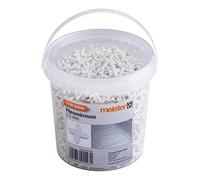 (TG. 2,5 mm) Meister 4427050 - Distanziatori per piastrelle, 2,5 mm, pratico set