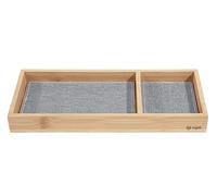 (TG. 2.5 x 10.9 x 24.5 cm) SIGEL SA205 Vassoio per accessori, in bambù, 24,5 x