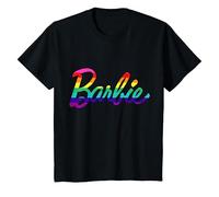 (TG. 2) Bambino Maglietta Barbie Per Ragazze, Ufficiale, Multicolori Maglietta -