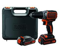 (TG. 2 Batterie) BLACK+DECKER BL186KB-QW Trapano/Avvitatore Brushless Senza Perc