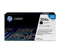 (TG. 2) HP 504A CE250A, Cartuccia Toner Originale HP da 5000 Pagine, Compatibile